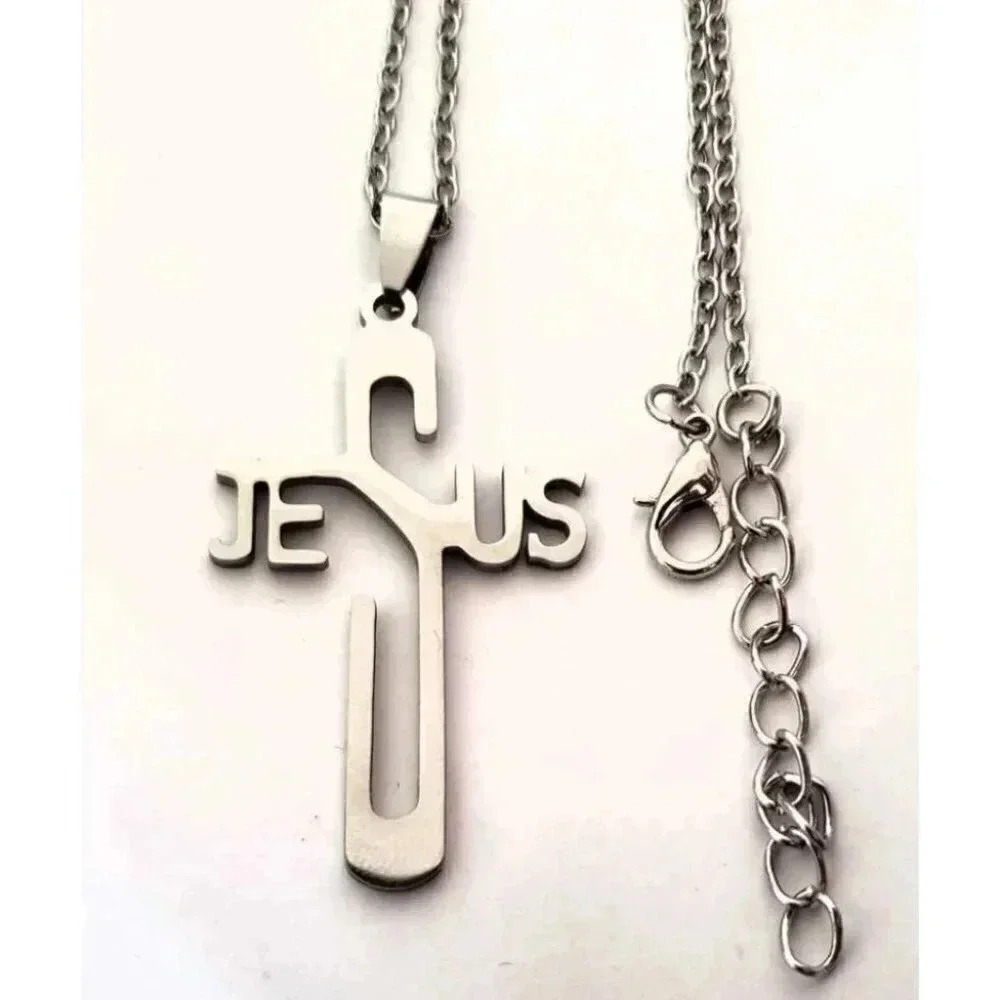 Jesus Cross God Necklace